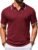 COOFANDY Mens Polo Shirts Short Sleeve Casual Knit Polo Shirt Vintage Golf T Shirts Old Money Tops