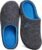 VeraCosy Men’s Two-Tone Memory Foam House Slippers Indoor Outdoor Durable Rubber Sole