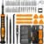 JOREST 59Pcs Small Precision Screwdriver Set with Torx T5, T6, T8, Mini Repair Tool Kit for Macbook, Computer, Laptop, iPhone, PS4 PS5, Xbox, Switch, Eyeglasses, Watch, PC, Ring Doorbell, Electronic