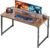PRAISUN 47 X 24 Inch Computer Desk with Deeper Desktop, Gaming Office Writing Work Desk for Home Office, Study, Bedroom, Work from Home, Metal Frame, Rustic Brown