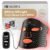 INIA Red Light Therapy Mask for Face – 4 Light Modes with 850nm NIR, Red & Blue LED Light Therapy, 2600mAh Rechargeable LED Face Mask for Radiant Glow at Home, Black