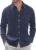 J.VER Men’s Linen Shirts Casual Button Down Long Sleeve Shirt Solid Spread Collar Summer Beach Shirts with Pocket