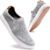 konhill Mens Slip On Loafers Sneakers – Casual Knit Walking Shoes for Men, Lightweight Breathable Memory Foam Boat Shoes, Comfortable Slip-On Driving Loafers for Work Travel Beach
