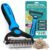 Maxpower Planet Original Pet Grooming Rake – Double-Sided Deshedding Dematting Tool, Undercoat Rake for Dogs & Cats, Extra-Wide Dog Grooming Brush & Deshedder Comb for Long Hair, Reduces Shedding 95%