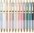 Linbsunne Ballpoint Pens Black Medium Point 1mm Pen with Super Soft Grip Ball Point Pen for Men Women Retractable Pens (gold-12 pcs)