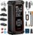 OlarHike Cordless Tire Inflator Portable Air Compressor,Mini Bike Pump with LED Light & Digital Pressure Gauge, Dual Power Air Pump for Car Tires, Motorcycle, Bicycle, Ball