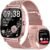 Smart Watch for Women, Answer/Make Call,1.85” Ultra-Clear Screen Fitness Tracker with Heart Rate/Sleep/SpO2 Monitor,Smartwatch for iPhone/Samsung/Android,120+ Sport Modes,IP68 Waterproof with 2 Bands