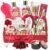 25Pcs Mothers Day Gift Basket for Women, Gifts for Women – Luxurious Rose Bath and Body Spa Gift Basket for Women, Skin Care Set for Women | Spa Kit, Gifts Set for Birthday, Christmas, Valentines Day