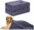 WOUSEDO Microfiber Dog Towels for Drying Dogs,40” X 23.6”, Super Absorbent and Soft Pet Grooming Towel, Perfect Shower & Bath Supplies for Dogs(2-Pack Grey)