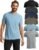 True Classic Mens T-Shirts – Short Sleeve Crew Neck T Shirts for Man, Cotton Blend Plain Novelty Men’s T-Shirts