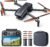 Bwine F7MINI 4K(RC3) Drones with Camera for Adults, 8K Photo 4K Video, RC with 1080P Screen, 20000ft Transmission, 64min Flight, 3-Axis Gimbal, 249g FAA-Exempt, GPS Track, Auto Return, Beginner Mode