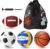 Jerify 4 Pcs Sport Balls Set Official Size Athletic Balls Include Soccer, Football, Basketball, Volleyball for Indoor Outdoor Game Youth Adult Operation Christmas Ball Gifts