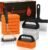Griddle Cleaning Kit for Blackstone, Flat Top Grill Accessories Cleaner Tool Set Grill Stone, Griddle Scraper, Scouring Pad and Handles, Multifunctional Griddle Accessories Easy to Remove Stain