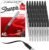 Sharpie Permanent Markers, Fine Tip, Black, 40 Count – Office Supplies, Quick Drying, Fade Resistant, For Wood, Plastic, Paper, Metal, And More