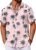 COOFANDY Mens Hawaiian Shirt Short Sleeve Button Down Shirts Tropical Floral Summer Beach Shirts