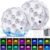 YiaMia Hot Tub Lights – 2-Pack RGB Color Battery-Powered LED Pool Lights with Remote Control and Suction Cup for Ponds, Decoration, Parties, Spas, Aquariums