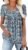 ROSELINLIN Women’s Short Sleeve Shirts Floral Summer Tops Loose Fit for Leggings