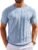 COOFANDY Men’s T- Shirts Short Sleeve Knit Sweater Shirt Casual Crewneck Ribbed Pullover Tees