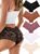 Sexy Women’s Underwear Lace Shorts V Waist Breathable Cheeky Panties Boyshorts Underwear Women 5 Pack