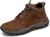 Skechers Men’s USA Respected – Boswell Mid Top Leather Moc Toe Lace Up
