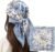 RIIQIICHY Women Head Hair Scarf Like Satin Silk Scarf Sleeping Hair Wrapping Night 27.5″