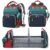 Baby Diaper Bags with Changing Station, Waterproof Diaper Bag Backpack for Moms Dads with USB Charging Port, Baby Shower Gifts, Large Capacity diaper backpack, Red-Green-Blue