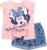Disney Minnie Mouse Rainbow Floral T-Shirt and Chambray Shorts Outfit Set Infant to Big Kid Sizes (12 Months – 14-16)