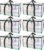 BALEINE 6-Pack Oversized Moving Bags with Reinforced Handles, Heavy-Duty Storage Tote for Clothes, Moving Supplies (Clear, 6-Pack)