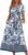 OFEEFAN Summer Dresses for Women Flowy Casual A-Line Midi Dress Beach Vacation Sundresses with Pockets S-2XL