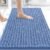OLANLY Bathroom Rug Mat 30×20, Thick Soft and Absorbent Chenille Bath Mat, Non-Slip Rubber Backing, Machine Washable Quick Dry Bath Rugs for Tub Shower Floor, Home Decor Accessories, Cornflower Blue
